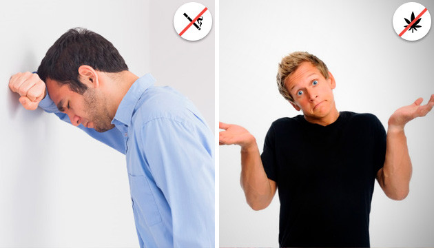 Марихуана почти не вызывает зависимости Зависимость от сигарет и конопли