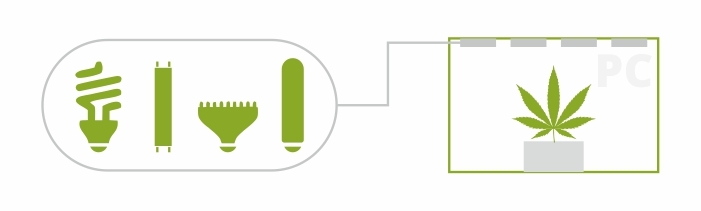 Освещение при микрогровинге