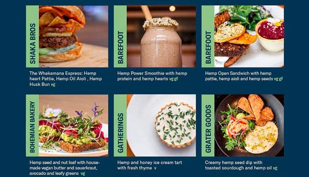 Меню кафе Трихома