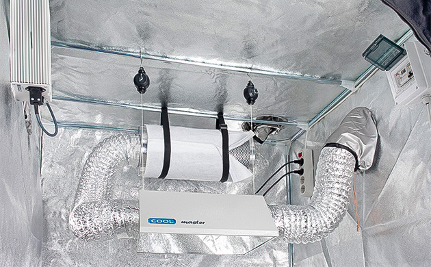 Нейтрализация запаха Угольный фильтр в гроубоксе