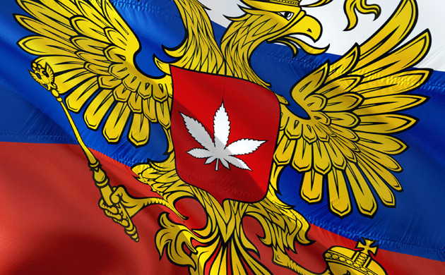 Легализация конопли в России Флаг России