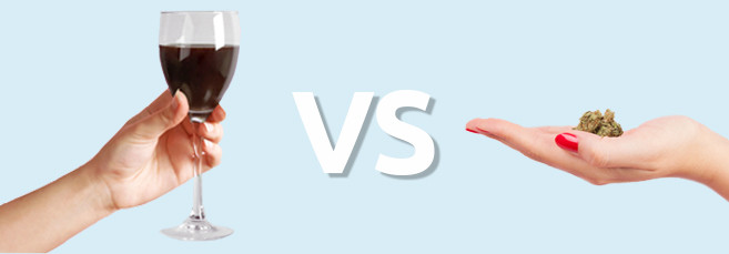 Разница влияния алкоголя и каннабиса